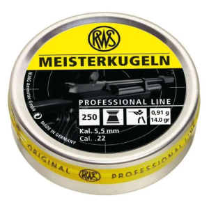 RWS PLTS .22 MEISTERKUGELN 250/TIN