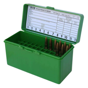 MTM CASE GARD FLIP TOP BOX CART 220 SWIFT/458 60-RND GREEN