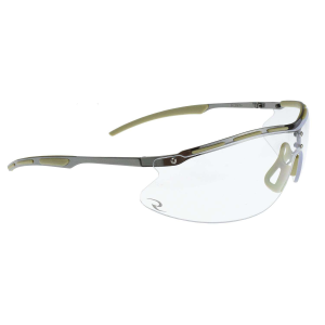 Radians CSB1011CS Bravo Glasses Polycarbonate Clear Lens Black Frame