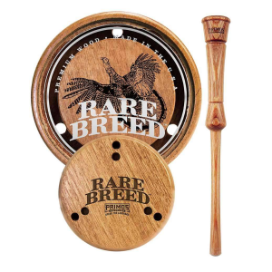 Primos PS2903 Rare Breed Wood Grain Wild Turkey Hand Glass Pot Call