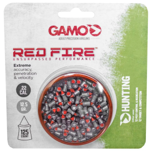 Gamo 632270454 Red Fire .22 Pellet Lead Pointed 125 Per Tin