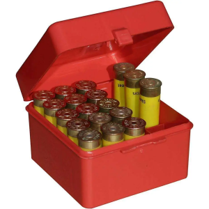 MTM SHOTSHELL BOX 25 RD ORIGINAL FLIP-TOP 20 GAUGE UP TO 3 RED