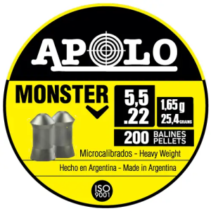 HATSAN APOLO .22 MONSTER 25.4 GRAIN 200 PACK