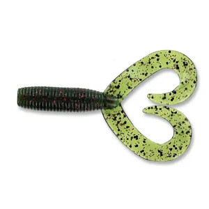 4 DOUBLE TL GRUB WTM/BLK&RED 20PK