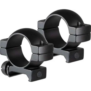 TRUGLO RINGS 1 MEDIUM MATTE BLACK WEAVER/PICATINNY ALUMNM