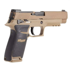 Sig Sauer P320 9 / 40 / 357 - Wrapter Rubber Adhesive Grip - Grain Texture - Black - Medium Grip Module Full Size