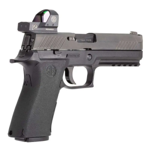 Sig Sauer P320 9 / 40 / 357 - Wrapter Rubber Adhesive Grip - Grain Texture - Black - X5 Grip Module Full Size