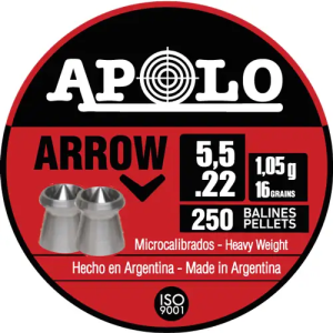 HATSAN APOLO .22 ARROW 16 GRAIN 250 PACK