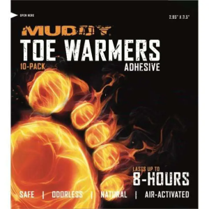 MUDDY TOE WARMER W/ ADHESIVE / 10 PACK