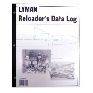 LYMAN RELOADER'S LOG BOOK 50 PAGES