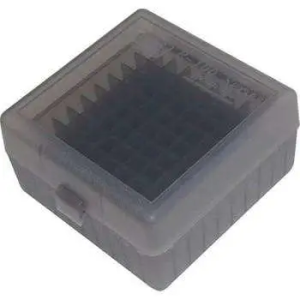 AMMO BOX 100 RD FLIP TOP 223 204 CLR-SMK