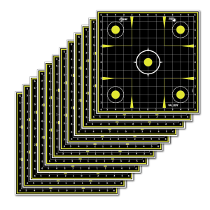 Allen 15211 EZ Aim Splash Sight-In Grid Non-Adhesive Paper Target 12 x 12 12 Per Pack