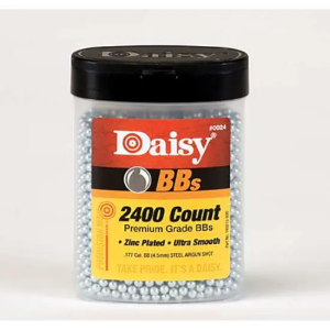 Daisy 24 PrecisionMax 177 BB Zinc-Plated Steel 2400 Per Bottle