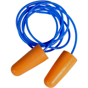 Howard Leight R01180 Single Use Super Leight 33 dB Red Ear Buds w/Blue Cord 3 Pair