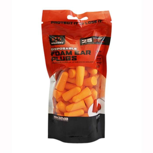Walkers GWPFP25BAG Foam Ear Plugs 32 dB Orange 25 Pair