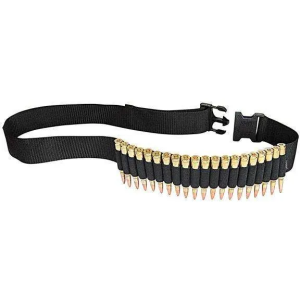 RIFLE CART.BELT HOLDS 20 BLACK