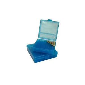 MTM P100324 Case-Gard P-100 38 Special,357 Mag 100rd Clear Blue