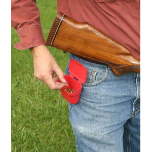 MTM ABP Ammo Belt Pouch 22 LR,17 HMR,22 Mag,17 Mach 2,22 Short,BB 100 Rounds Red Plastic