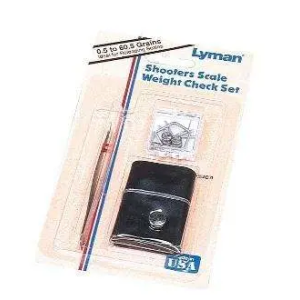 LYMAN SHOOTER'S SCALE WEIGHT CHECK SET