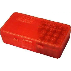 MTM CASE GARD FLIP-TOP BOX CARTRG 45/10M/40 50RD CLR/GRN