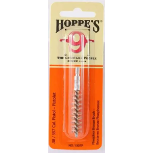 Hoppes 1307P Phosphor Bronze Brush Pistol .38 Cal Pistol Bronze Brush 10 Pack