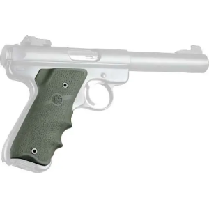 Ruger MK II / MK III Rubber grip with Finger Grooves OD Green