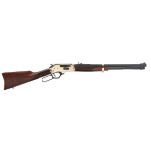 Henry Side Gate Lever 35 Rem 5+1 20 American Walnut Polished Brass Rifle