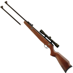 Beeman 1073GP Grizzly X2 Combo Gas Piston 177 Pellet,22 Pellet 1rd Black Hardwood Stock