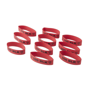 Faxon Firearms Magazine Marker Bands - 300 BLK | Red | 10 pack