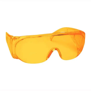 Walkers GWPFCSGLAMB Shooting Glasses Full Coverage Polycarbonate Amber Lens w/Amber Frame