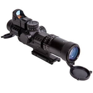 FIREFIELD RapidStrike 1-4x24 Riflescope FF1307K w/ Top Mounted Red Dot
