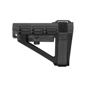 SB Tactical Adjustable 5 Position Arm Brace No Buffer Tube, Black - SBA4X-01-SB