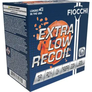 Fiocchi Trainer 12 ga 2.75 7/8oz 7.5 Shot 25Box/10Case