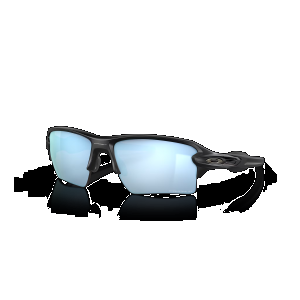 Oakley FLAK 2.0 XL Matte Black Frame W/ PRIZM Deep H2O Polarized Lenses Sunglasses