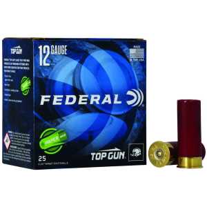 Federal TG12W8 Top Gun Paper Wad 12 GA 2.75 1-1/8 oz #8 25rds