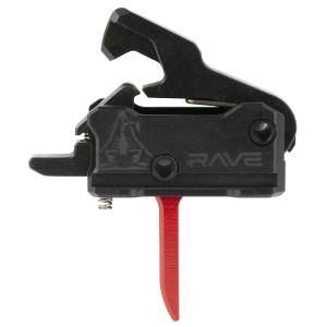 Rise Armament RAVE PCC, Single Stage, Flat, Red, 3.5-lb Trigger