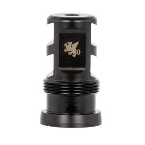GRIFFIN ARMAMENT TMPB22C1228 Paladin 2 Port Muzzle Brake .22 Cal 1/2-28 tpi 1.88 Melonite QPQ 17-4 Stainless Steel