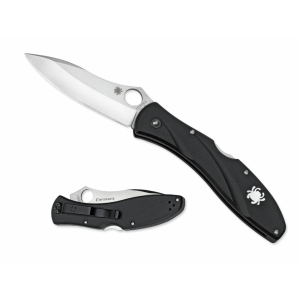 Spyderco C66PBK3 Centofante 3  3.13 VG-10 Stainless Steel Drop Point FRN Black Handle