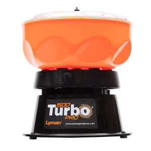 Lyman 7631650 1500 Pro Turbo Tumbler Black/Orange