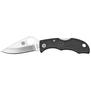 Spyderco LBKP3 Ladybug 3 Folder 1.94 VG-10 Clip Point Fiberglass Nylon Black