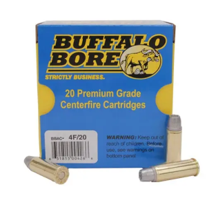 Buffalo Bore Ammunition 4F/20 Deer Grenade 44 Rem Mag +P 240 gr Gas Checked Hollow Point 20 Bx/ 12 Cs