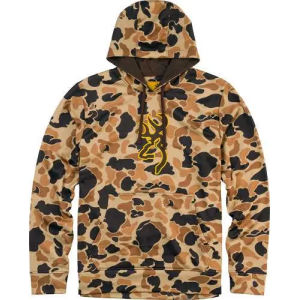 BG TECH HOODIE LS VINTAGE TAN X-LRG W/PASS THROUGH POCKET