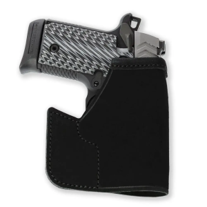 Galco PRO608B Pocket Protector Black Leather Sig P238 Ambidextrous Hand
