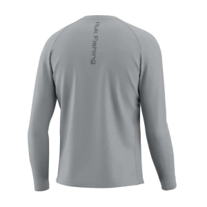 HUK VENTED PURSUIT HARBOR MIST LS S