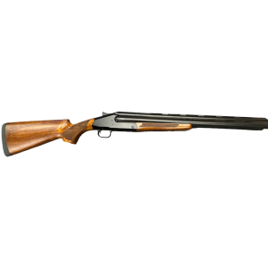 ATI ATIGKOF123B26 Triple Barrel  12 Gauge 350 26 Vent Rib Barrel Engraved Silver Receiver Fixed Wood Stock