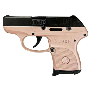 RUGER LCP 380ACP PISTOL 275 BBL ROSE FRAME ONLY