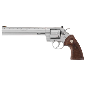 CLT PYTHON 357MAG 8 SS WOOD GRIPS BLEM