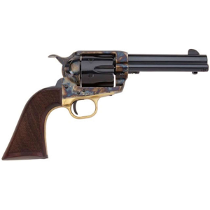 Pietta HF45ALC512NMCW 1873 GW2 Alchimista II 45 Colt (LC) 6 Round 5.50 Blued Color Case Hardened Steel Walnut Army Checkered Grip