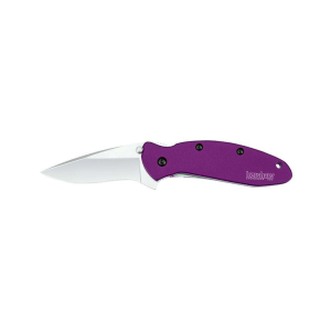 Kershaw 1620PUR Scallion 2.40 Drop Point Plain 420 Stainless Steel Purple Anodized Aluminum Handle Folding
