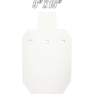 BASH TARGET AR500 SILHOUETTE HALF SIZE 9X15-3/8 THICK